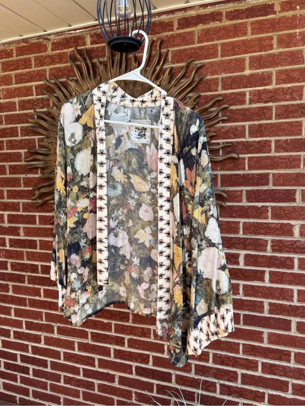 Floral Lightweight Kimono Jacket - Multicolor
